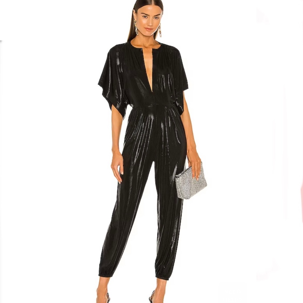 Norma Kamala Rectangle Jog Jumpsuit in Black Size Xs